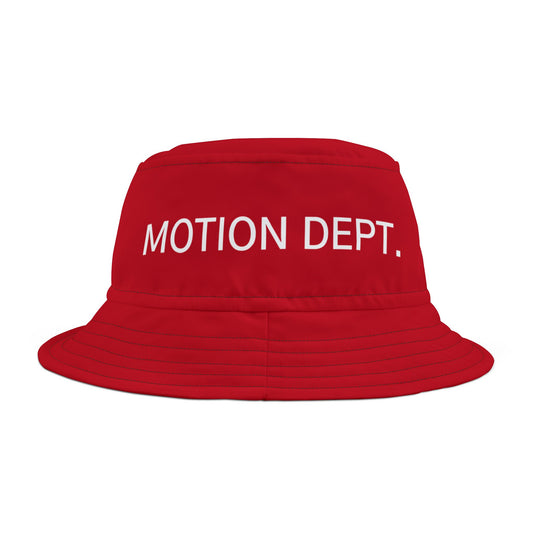 Red Motion Bucket Hat