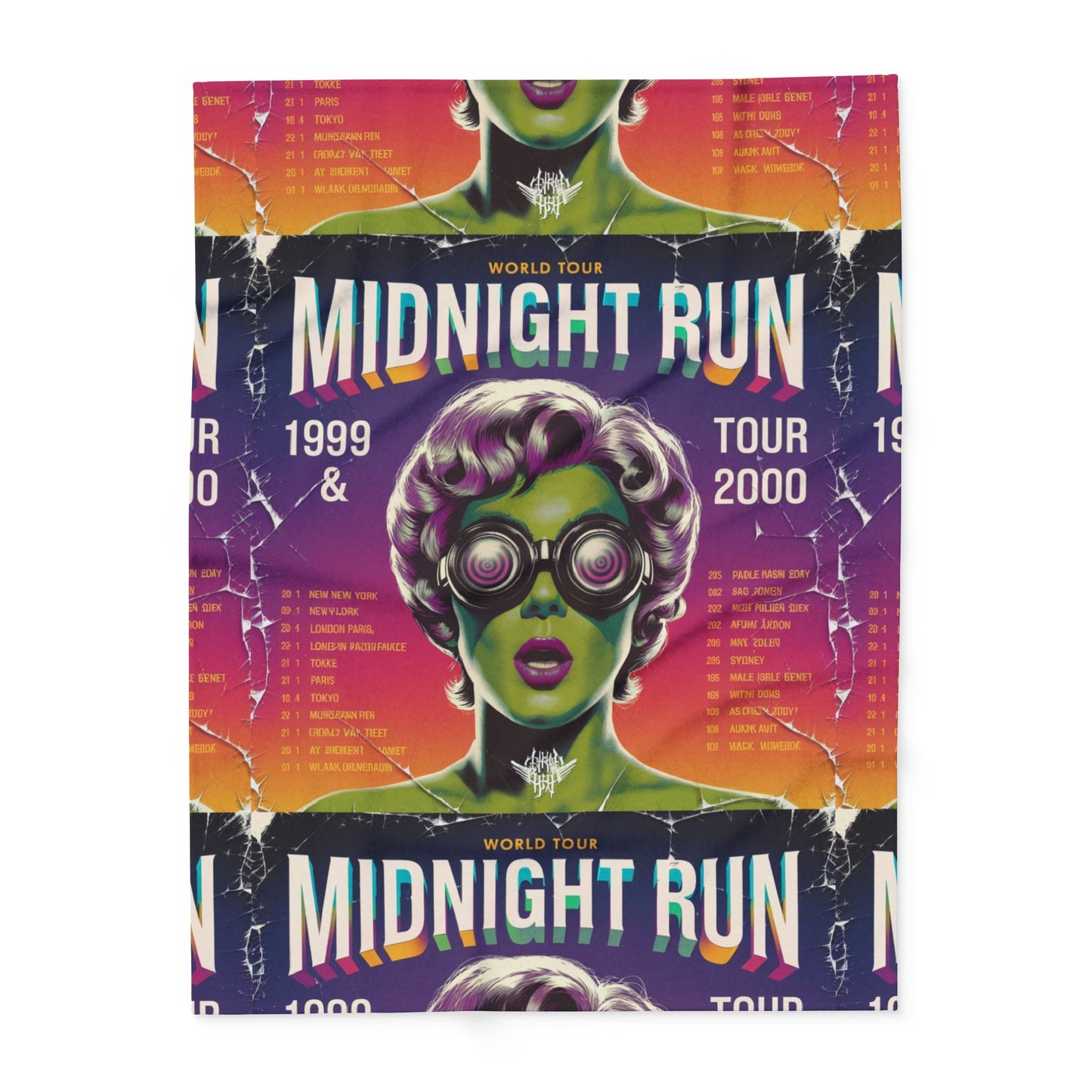 Midnight Motion Tour Fleece Blanket