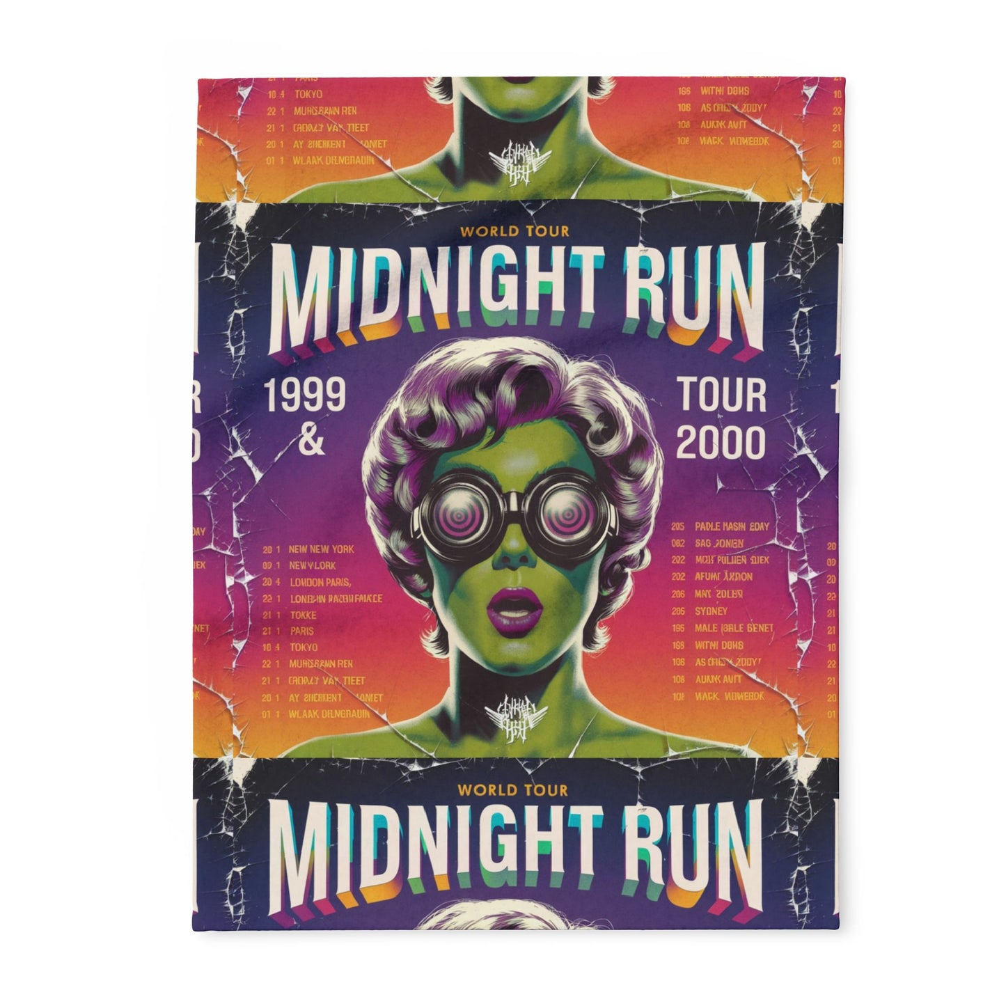 Midnight Motion Tour Fleece Blanket