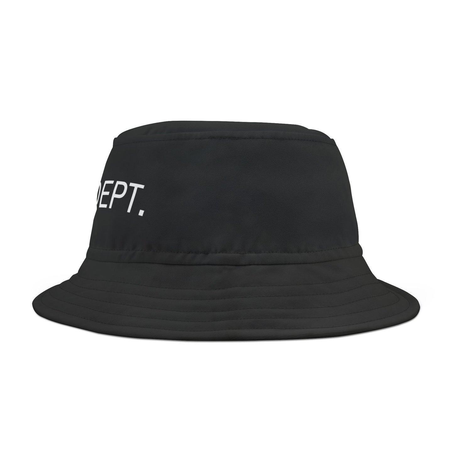 Black Stitching Motion Bucket Hat