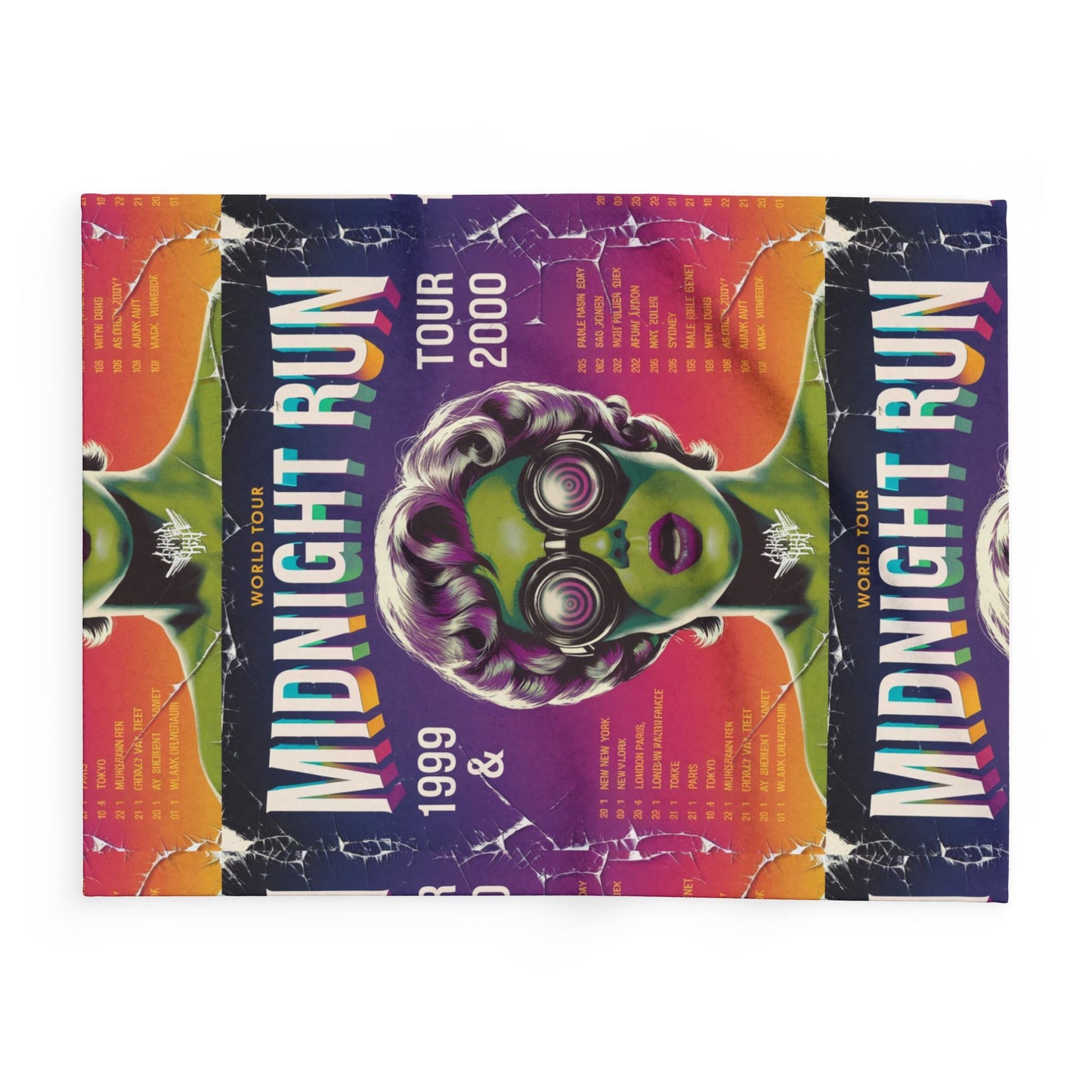 Midnight Motion Tour Fleece Blanket