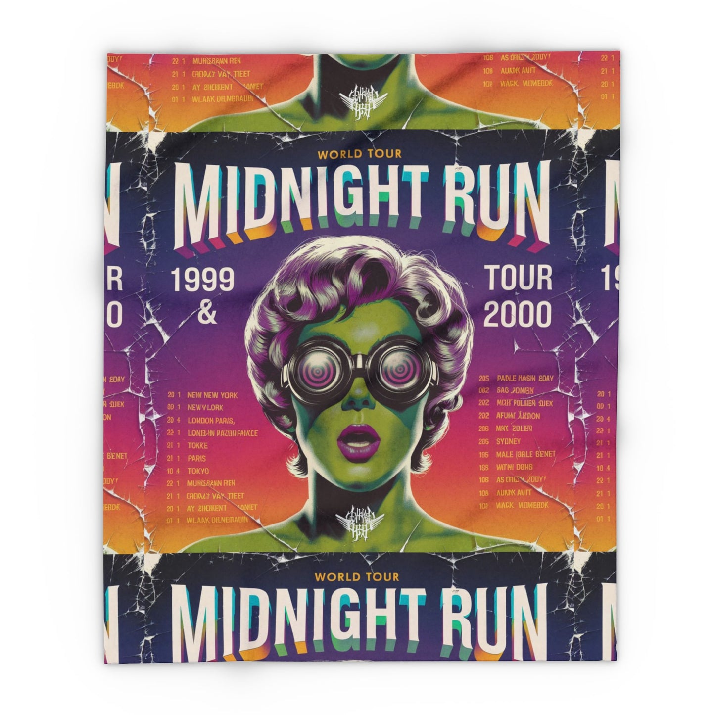 Midnight Motion Tour Fleece Blanket