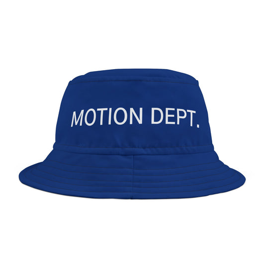 Blue Motion Bucket Hat