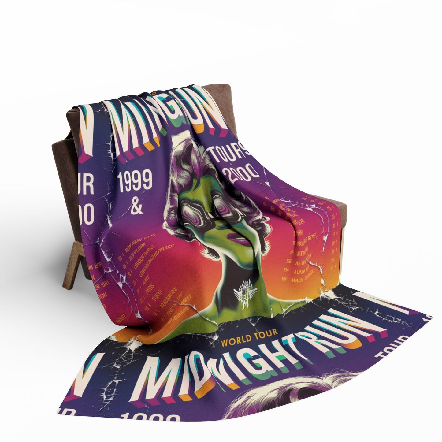 Midnight Motion Tour Fleece Blanket