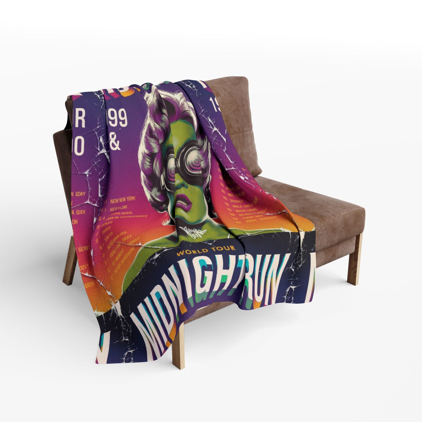 Midnight Motion Tour Fleece Blanket
