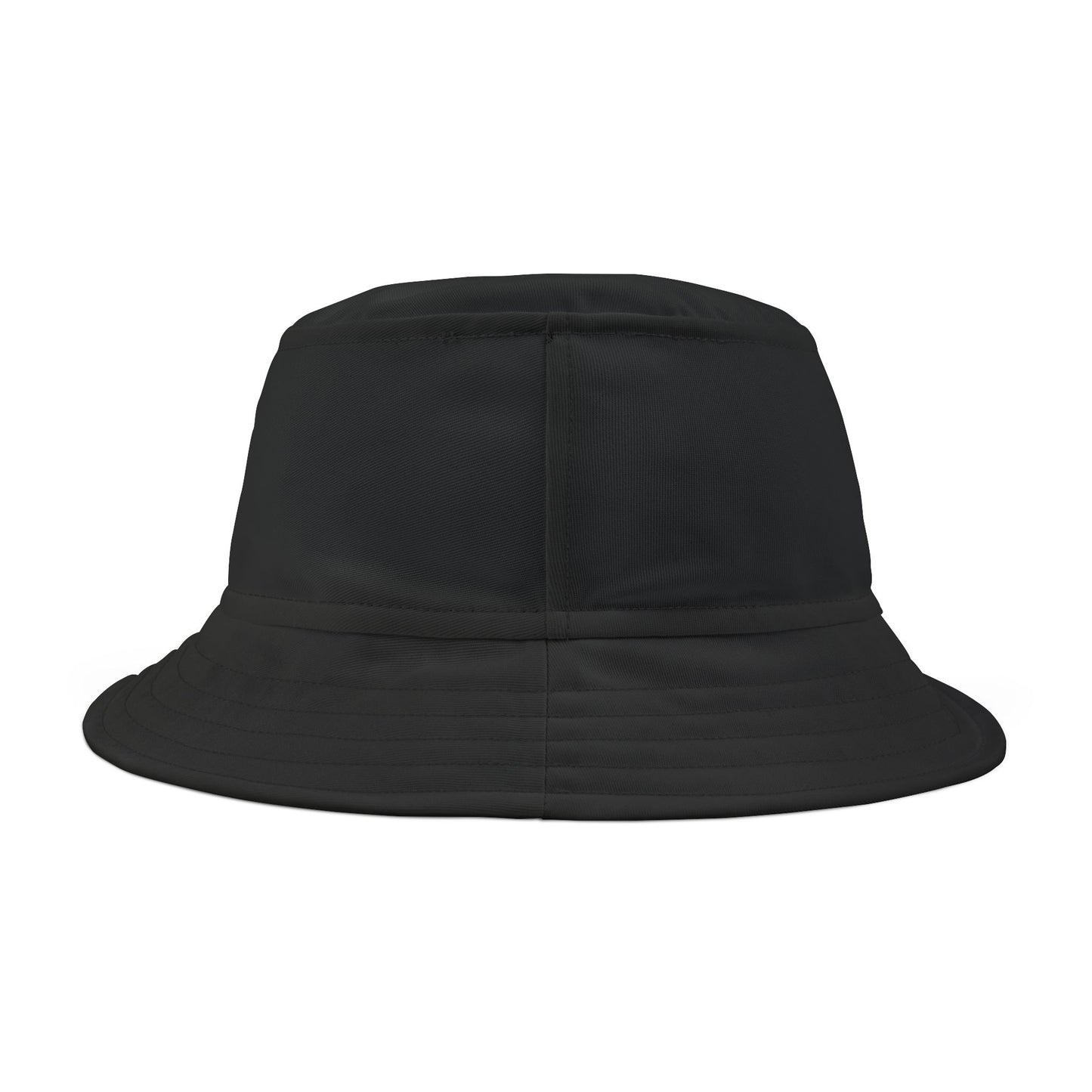 Black Stitching Motion Bucket Hat