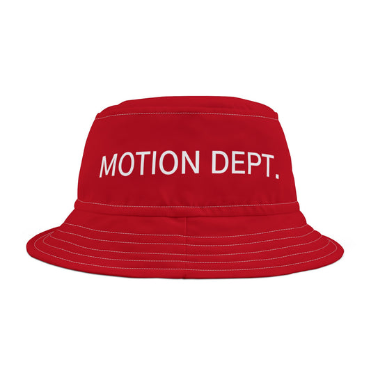 Red Motion Bucket Hat